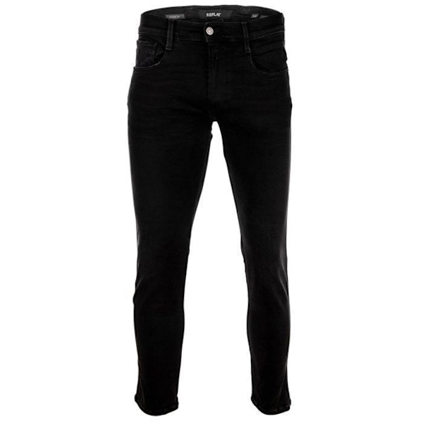 Anbass Hyperflex Clouds Jeans - REPLAY - Svart - Slim - Standardstorlek Svart 31/30