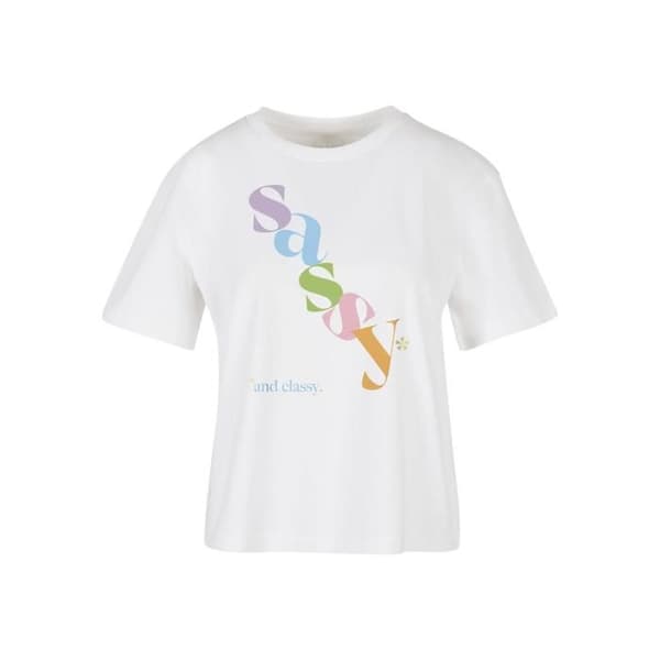 T-shirt Dagar Utöver Sassy - vit Vit S