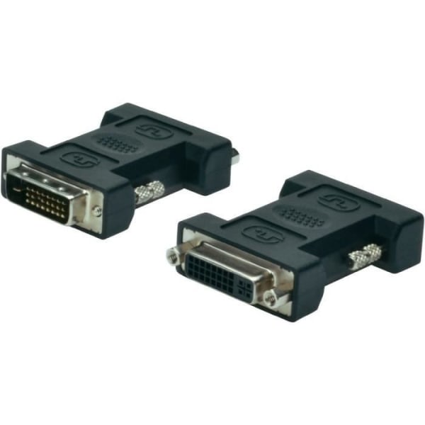 Digitus AK-320502-000-S DVI-adapter [1x 24 + 1 stift hane DVI 1x 24 + 5 stift hona DVI] 0 m svart