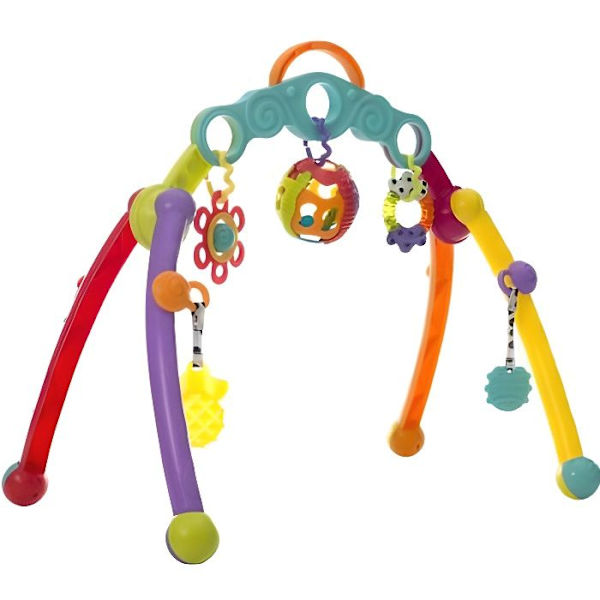 Bärbar hopfällbar lekbåge - PLAYGRO - Junyju - För bebisar - Ljudeffekter Färgrik