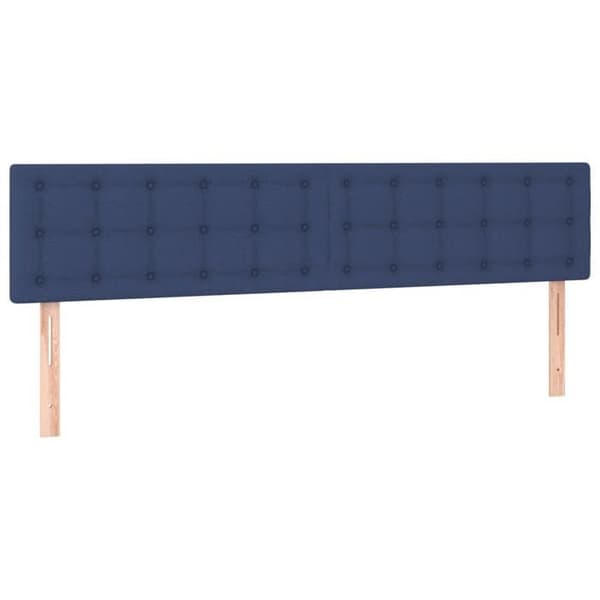 vidaXL Sänggavlar Blå 160x5x78/88 cm Tyg 346482