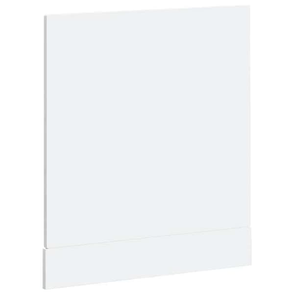 vidaXL Diskbänkspanel Porto vit glans 60x1,5x57 cm 854139