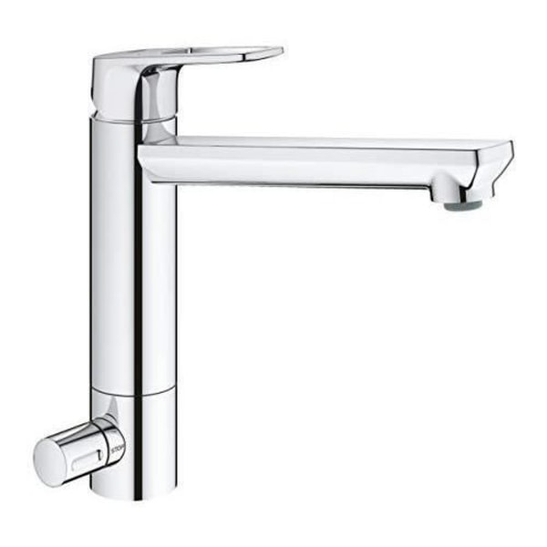 GROHE BauLoop 31713000 Köksblandare för diskbänk med integrerat låssystem, medium pip Krom