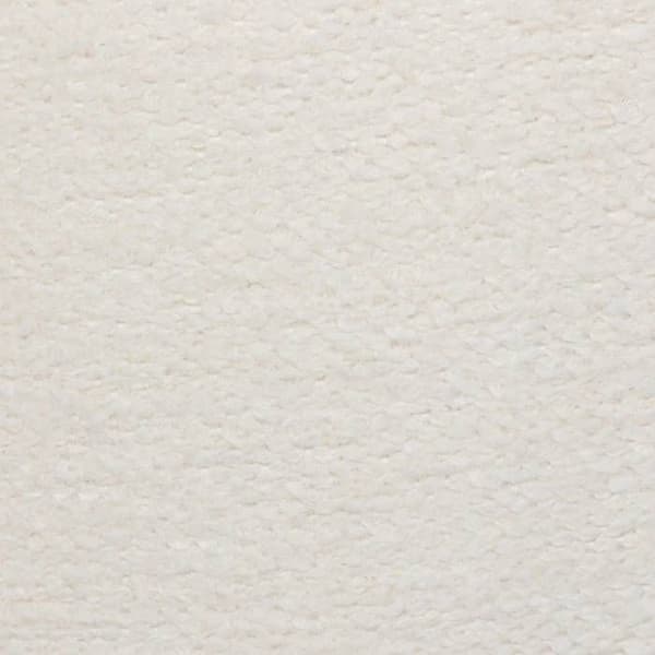Puff boucle Amea vit D39cm - Atmosphera Inredningsdesigner Vit