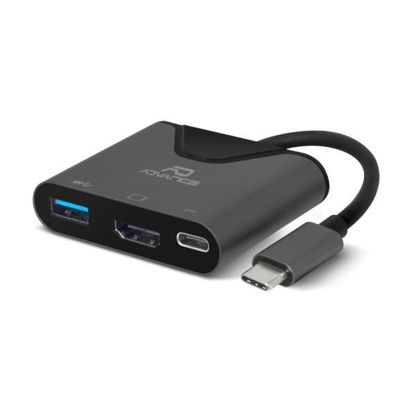 Adapter - Advance - USB TypeC till HDMI - 15 cm - USB 3.0 - Tillverkarens garanti