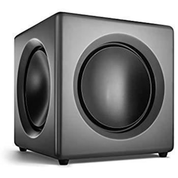 Aktiv subwoofer - Wavemaster - Fusion - 125W RMS - Antracitgrå - Klass D förstärkare