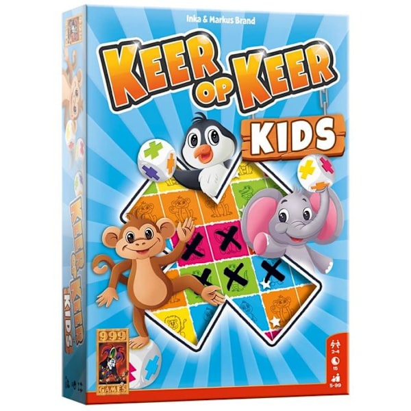 Spelpjäs - spelfigur 999 games - 999-KEE07 - Keer OP Keer Kids - tärningsspel