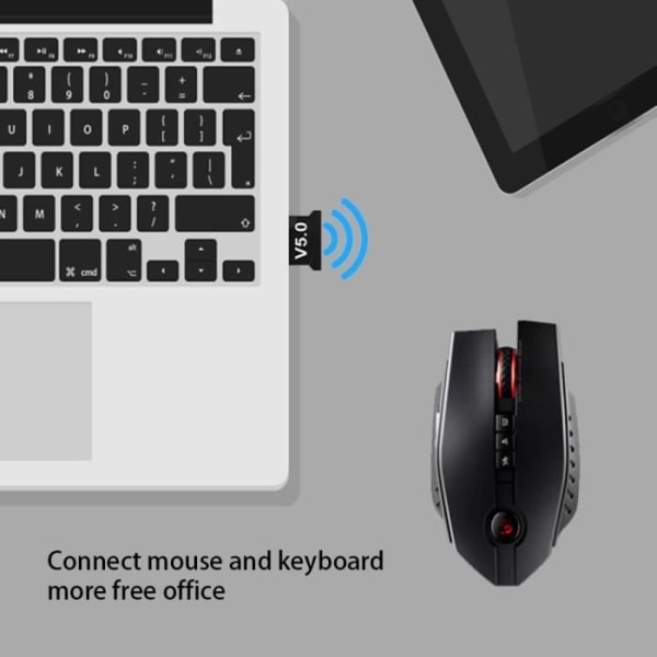 USB Bluetooth 5.1 Adapter Trådlös Dongle Stereo Audio Receiver för TV PC