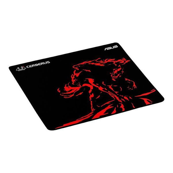 Musmatta - ASUS Cerberus Mat Plus - Förfinad textur - Svāngresistent - Röd