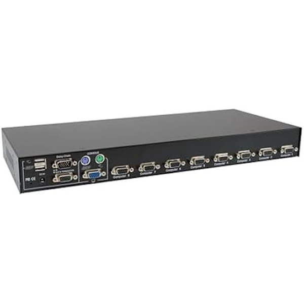 KVM-switch - LEVELONE - KVM-3208 - 8 portar - USB, PS/2, VGA