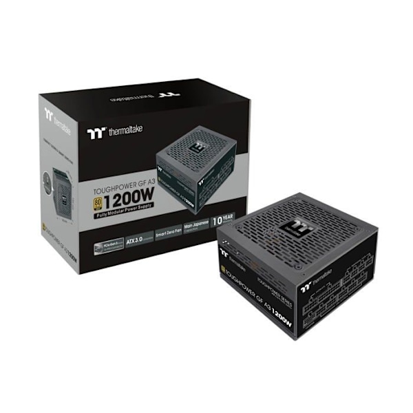 Strömförsörjning - THERMALTAKE - TOUGHPOWER GF A3 GEN 5 - 1200W - 80 PLUS Gold - Modulär Svart