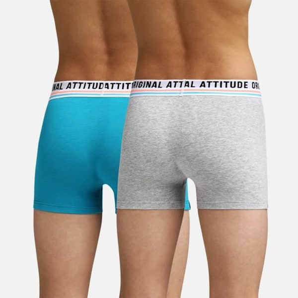 Boxers Kille - DIM - 2-pack - Stretchbomull - Grå - Bekväm och Ideal för Sport Grå 8 år