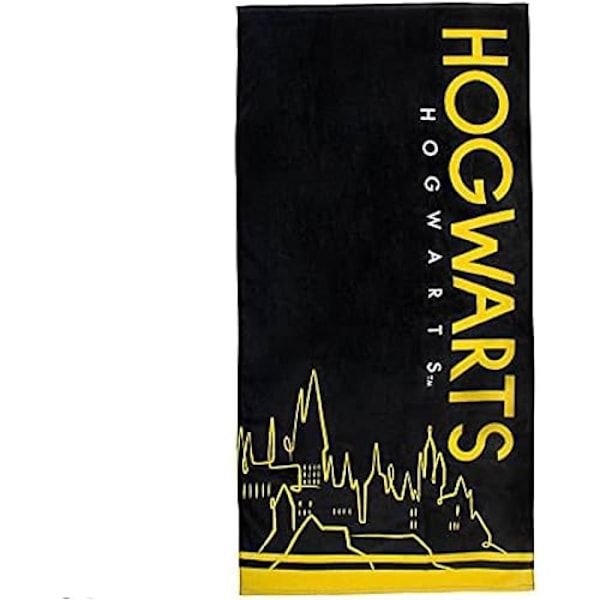 Hogwarts strandhandduk - Cinereplikor - Harry Potter - Blå - Syntet - Rektangulär