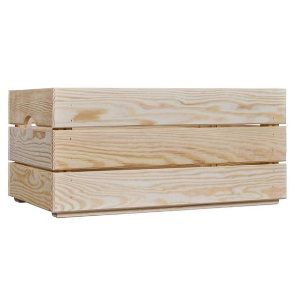 Trälåda "Silver" 65cm Natur Natur