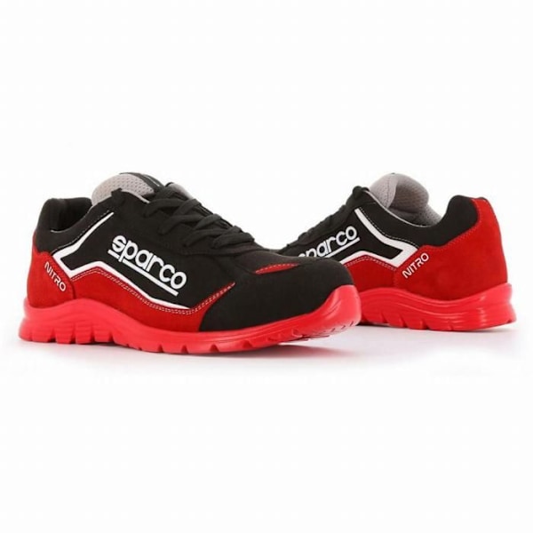Säkerhetsskor - Sparco - Nitro S3 SRC - Ultralätta - Kompositskydd - Vattentåliga Svart 44