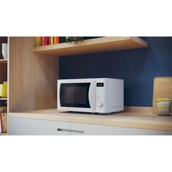 Candy Idea CMWA20SDLW 700W Digital 20L vit mikrovågsugn - Avfrostningsfunktion - 5 effektnivåer - 8 automatiska menyer Vit