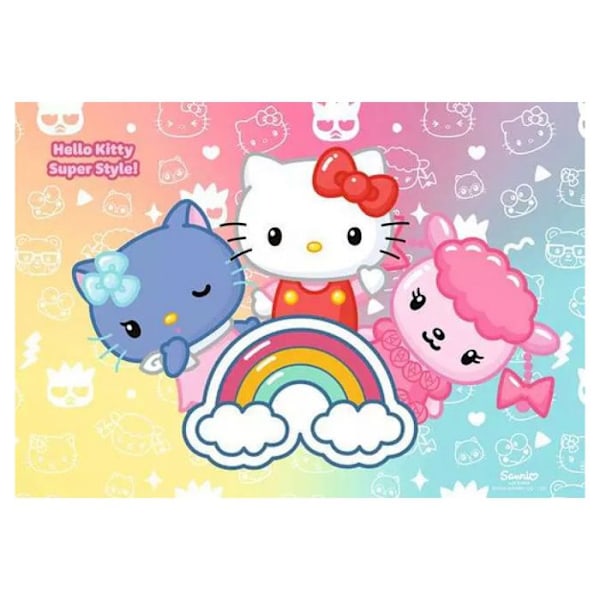 Pussel 2 x 24 bitar: Hello Kitty