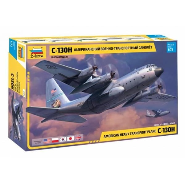 Modellflyg - ZVEZDA - C-130H - Plast - 1/72 - För vuxna från 12 år