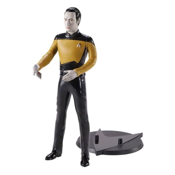 Noble Collection - Star Trek: The Next Generation - Bendyfigs Lt. Cmdr. Data 19 cm