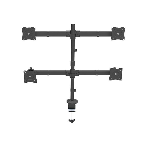 Bordstöd för 4 skärmar - StarTech.com - ARMQUAD - Robust stål - VESA - 8 kg max