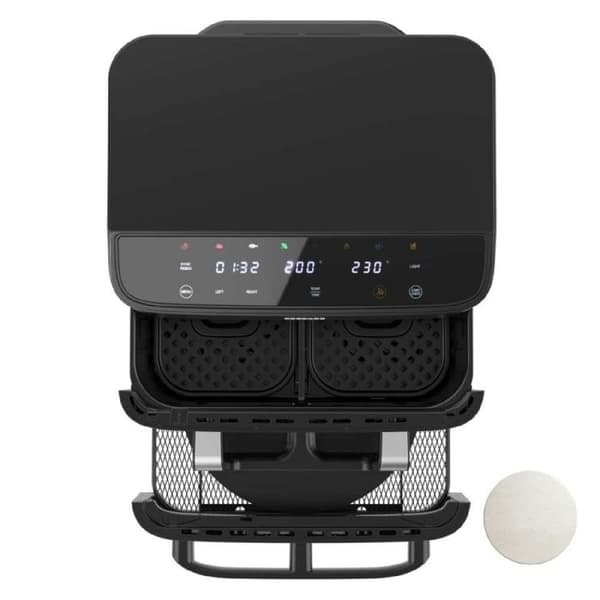 Luftfritös - CECOTEC - Cecotec 18L - 2700W - Kapacitet 9L - Snabb tillagning Grå