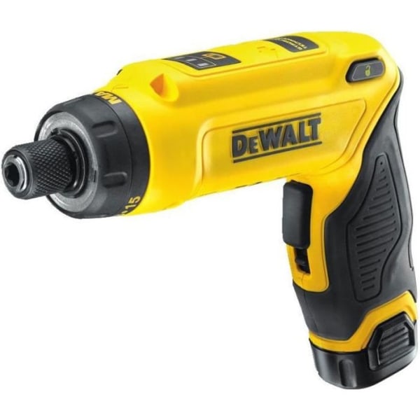 7,2V gyroskopisk skruvmejsel DCF680G2-QW + 2 1Ah batterier + laddare + låda - DEWALT - DCF680G2-QW