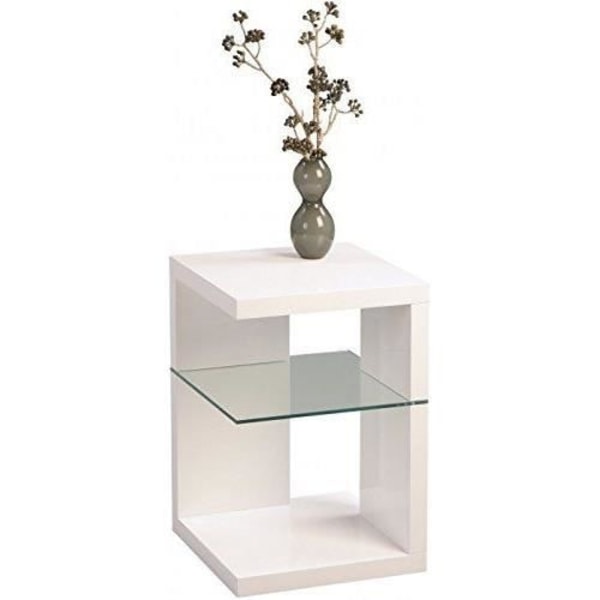 HomeTrends4You sidobord/nattduksbord - 40 x 60 x 40 cm vit blank - 516250