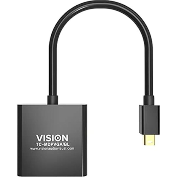 Mini DisplayPort till VGA-adapter - BÄSTA PRIS SQUARE - TC-MDPVGA/BL - Signalkonvertering - Svart