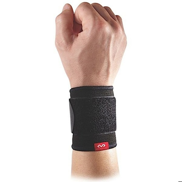 Elastiskt armband - McDavid - Dubbel elastisk - Optimal stöd - Kompression av mjuka vävnader - Unisex svart L/XL
