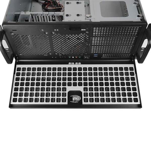PC-fodral - Chieftec sidopaneler - UNC-409S-B-OP - 19" 4U Rack - (svart)