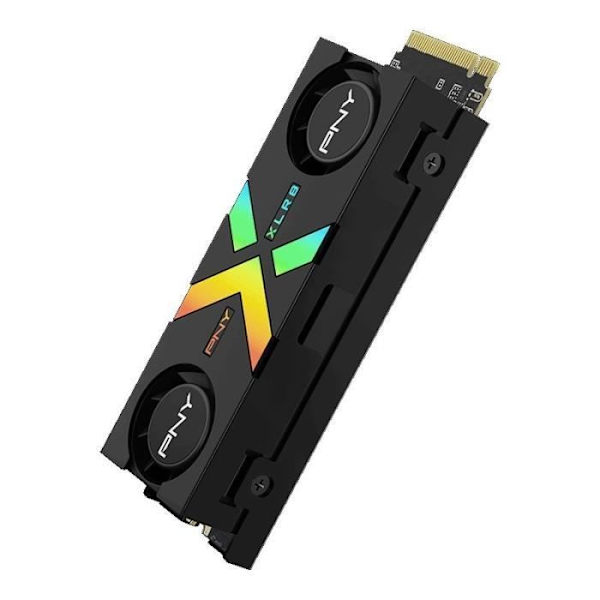 PNY - CS3150 XLR8 Gaming EPIC-X RGB - Intern SSD-hårddisk - 1TB - M.2 NVMe - RGB Kylfläns (M280CS3150XHS-1TB-RB)