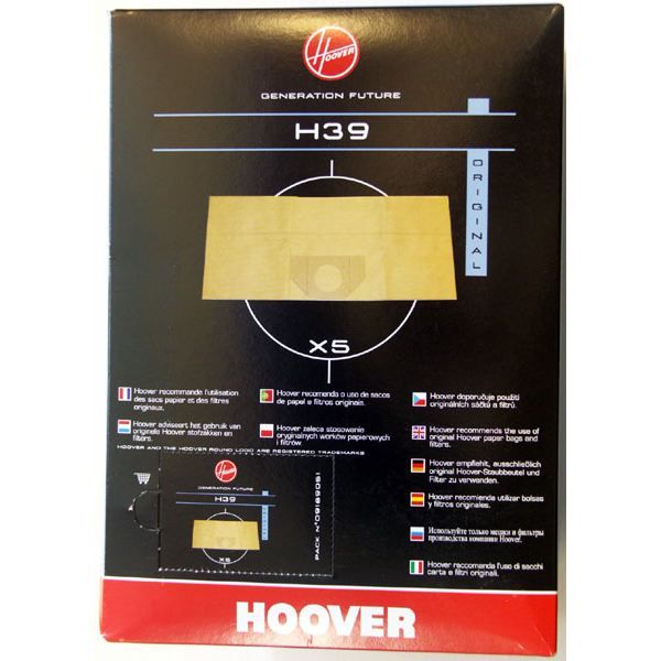 HOOVER H39 - 5 HOOVER Origin H39 vakuumpåsar