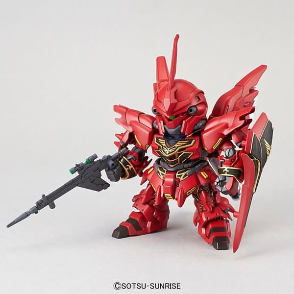 Actionfigur - Bandai Spirits - SD Gundam EX-Standard Sinanju - Eleganta proportioner