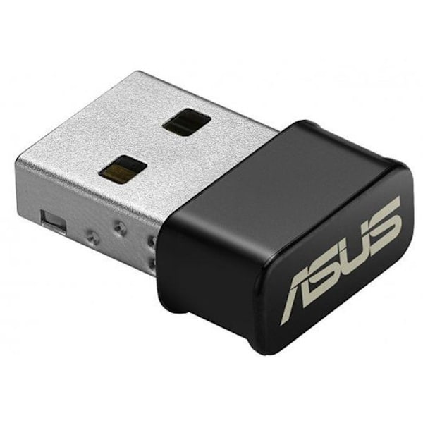 AC1200 Dual-Band USB 2.0 Wi-Fi-adapter/dongel - ASUS - USB-AC53nano - MU-MIMO-teknik - Svart