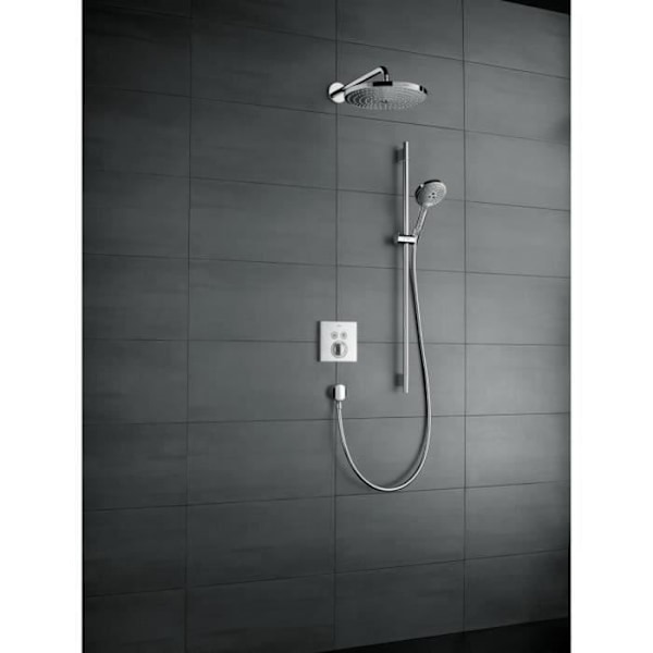 Inbyggd front - hansgrohe - ShowerSelect - 2 funktioner - Krom - Väggdusch Grå