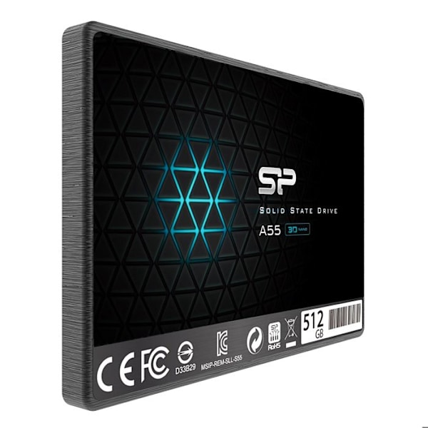 Intern SSD - Silicon Power - Ace A55 512GB - SATA III 2.5" 3D NAND
