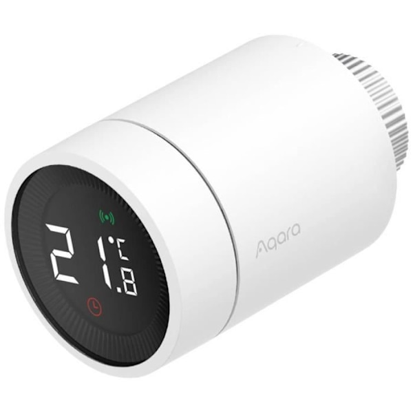 Radiatortermostat - Aqara - SRTS-A01 - Kompatibel med Apple HomeKit - Programmerbar - Vit