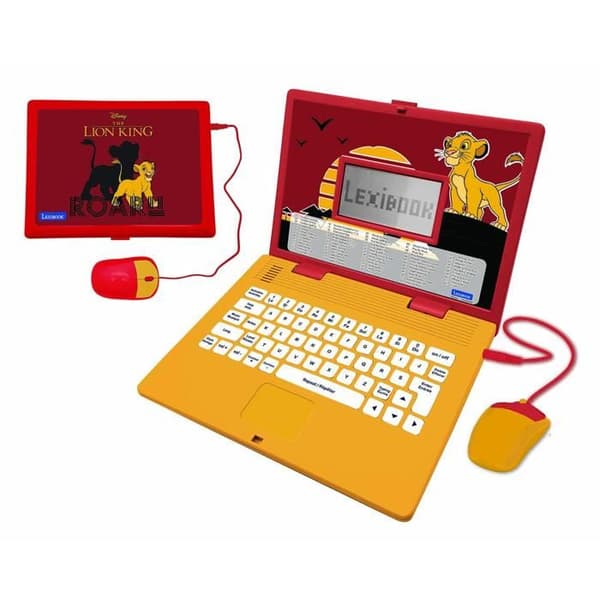 Bilingual educational laptop Lejonkungen (FR/EN) GUL