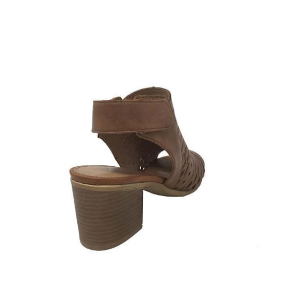 Kilsandal REONTE D2170 - Läder - Kil - Brun - Dam kastanj 37