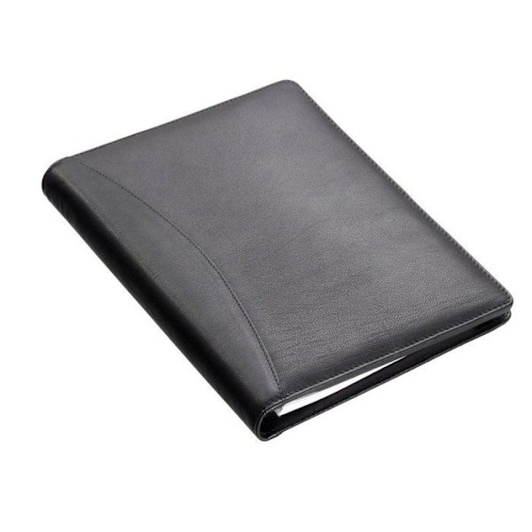 Set för skrivbord Alassio - 43008-1 - Bormio Brevpapper i svart läder Format DIN A5