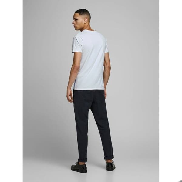 T-shirt - JACK AND JONES - Basic Uni O-hals - Vit - 92% Bomull 8% Elastan - Rundad hals - XXL