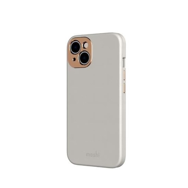 Moshi Napa Fodral Kompatibel med MagSafe för iPhone 14 Grå