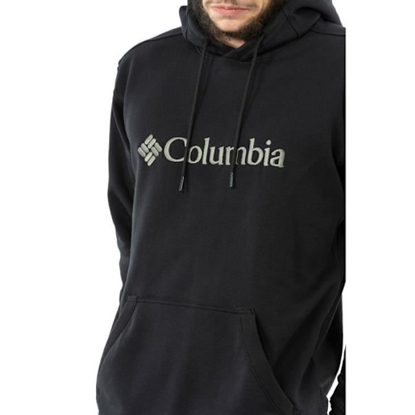 Sweat - COLUMBIA - CSC Basic Logo II - Svart - Långärmad - Huva Svart S