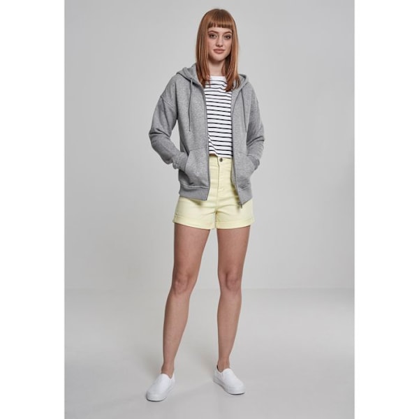 Kofta med zip och huva - Urban Classic - Dam - Svart - Långa ärmar - Bekväm svart jag