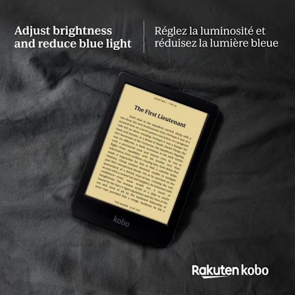 eReader - Kobo - Clara BW - 6" Touchskärm - ComfortLight Pro - Vattentålig IPX8