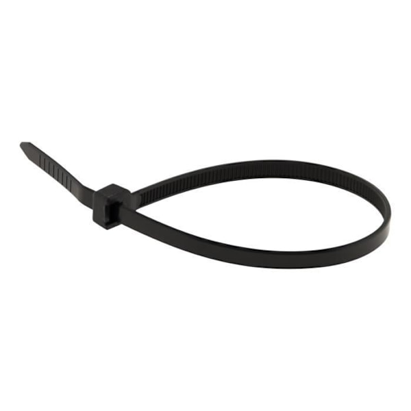 Set med 70 återanvändbara halsband 20x 3,6x140 vit + 20x 4,8x200 svart + 15x 200x7,6 vit + 15x 250x7,6 svart vit svart