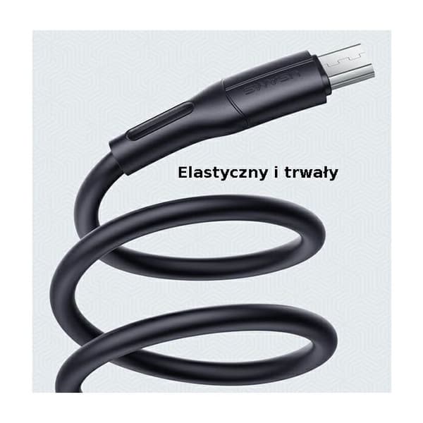 USAMS MicroUSB-kabel 1 m Snabbladdning Blå