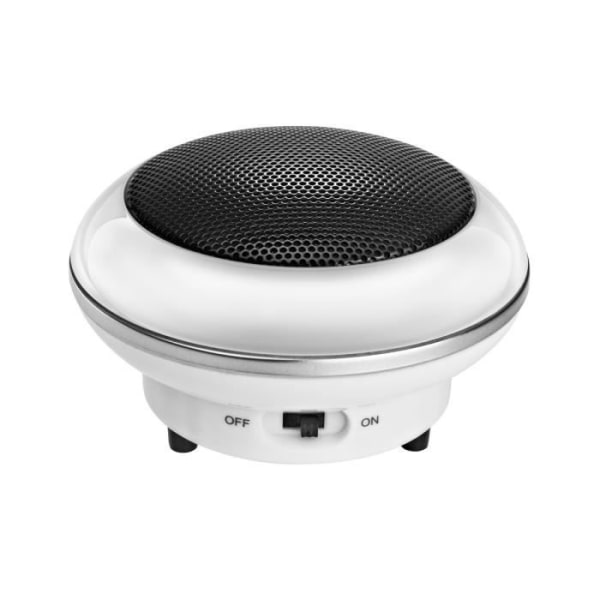 Wavemaster MOBI vita högtalare - 3,8W - PC/mobil/surfplatta/MP3-MP4-spelare