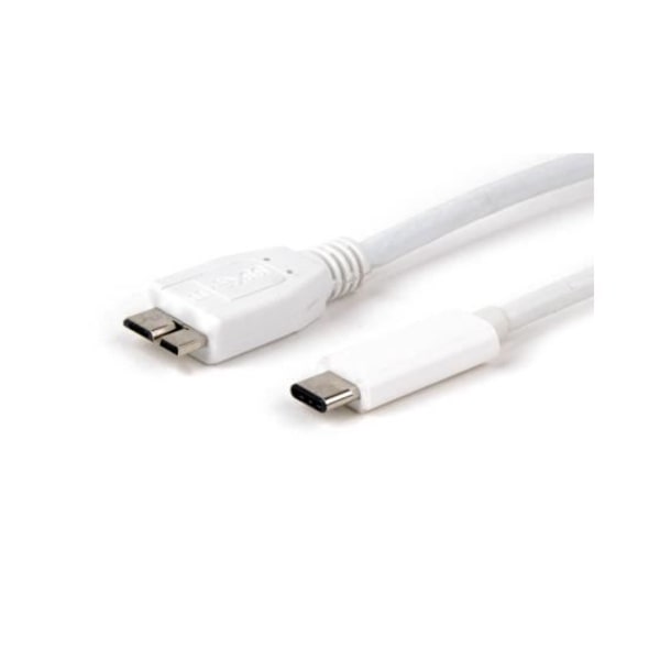LMP 13868, 1 m, USB C, Micro-USB A, 3.0 (3.1 Gen 1), hane-hane, vit