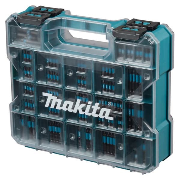 100 delar bitslåda + förvaringsfack - MAKITA - E-24826